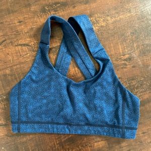 Lululemon blue sports bra